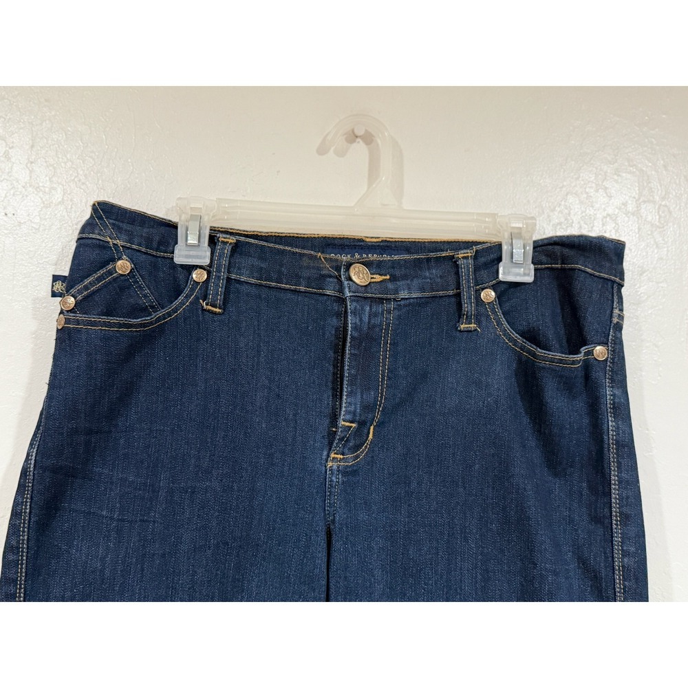 Rock & Republic Kasandra Bootcut Jeans Blue Denim Rx R012396 Size 14 M Mens - Picture 8 of 12